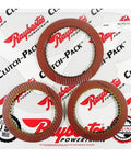 TH400 Transmission Rebuild Kit Master Stage 1 With Red Clutches And Premium Steels For 65 Up Automatics Built To Handle Big Power And Deliver Smooth Shifts And Lasting Daily Drivability Upgrade clutch discs