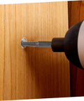 Bolt Extractor Set 5 Pieces Tap Extractors For Steel Damaged Screws And Stripped Fasteners Remover Tool in use on wood surface