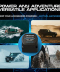 Heavy Duty Dual Battery Isolator Kit 300 Amp With 1000 Amp Peak Voltage Sensitive Relay VSR with vehicles and boat