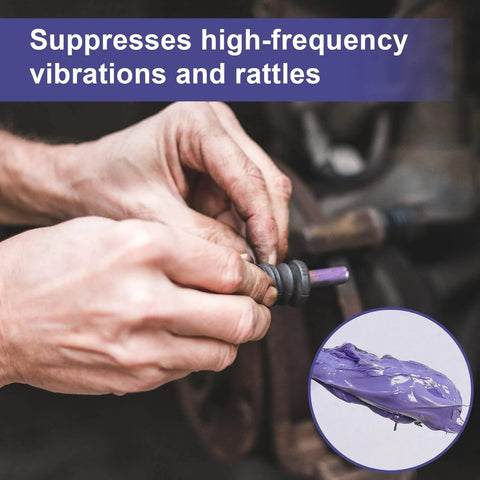 Applying Ceramic Brake Lubricant For Caliper Pins High Temp Synthetic Brake Lube With Moisture Proof Formula 8Oz Brush Top