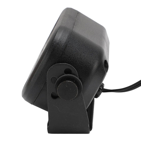 Side view of 3.5mm Car External Speaker For CB And Ham Radio, Mini External Speaker With 14.76ft Cable, Loud Clear Audio housing