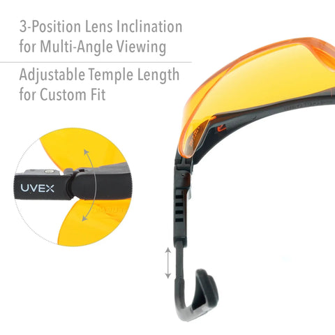 Blue Light Blocking Computer Glasses With SCT Orange Lens For Eye Strain Relief And All Day Comfort Reducing Screen Fatigue On Laptops Desktops And Tablets