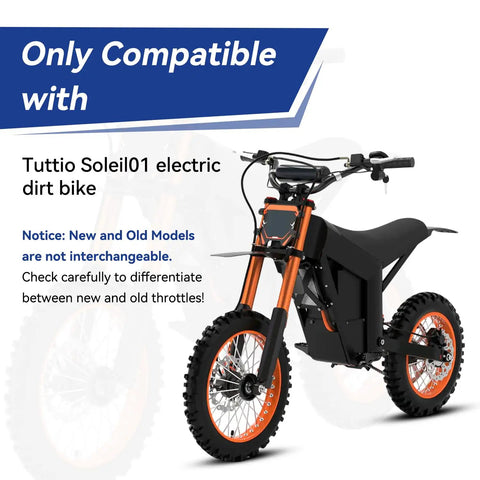 Ebike Throttle Kit With M Button For Tuttio Soleil01 Electric Dirt Bike And Tutto E Bike next to compatible electric dirt bike