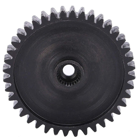 40 Tooth High Strength Steel Sprocket For Roller Chain Gear Transmission With Precise Mod 0.8 industrial part, top view.