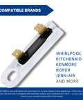 Dryer Thermal Fuse WP3392519 Universal Replacement For Whirlpool Maytag Dryer Thermal Fuse Replaces AP6008325 3388651 694511 WP3392519VP 3 Pack