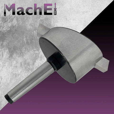 Heavy Duty Workhorse 3 Inch Fly Cutter Featuring Rock Solid 2MT Shank And Dead On Precise HSS Tool Bit For Lathes And Mills Delivering Killer Feed Rates And Knockout Surface Quality Always