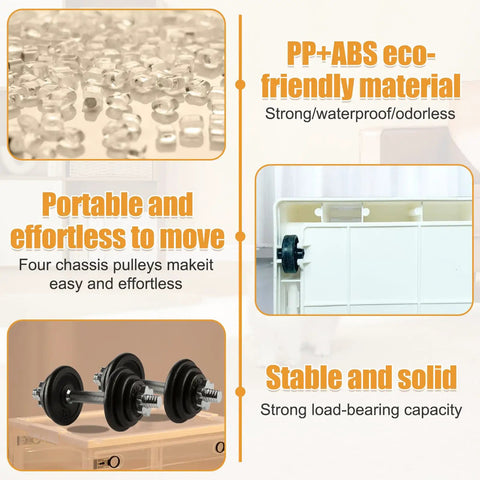 Components of Portable Pet Atomization Tank For Dogs And Cats Inhaler Nebulizer with eco-friendly material and wheels visible