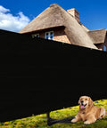 4 Foot By 25 Foot Fence Privacy Screen Heavy Duty 170 GSM HDPE Mesh UV Protected Weatherproof With Brass Grommets installed