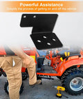 Heavy Duty Tractor Step For Sub Compact GC17xx Series Left Side Driver Entry With Front End Loader Steel Coated Non Slip Surface