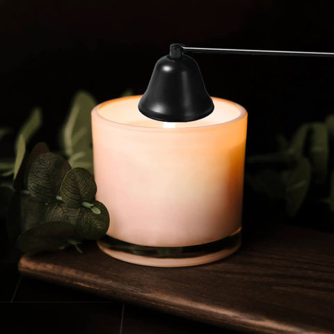 Long Reach Candle Snuffer Extinguisher Tool With Swivel Bell For Deep Jar Candles, 9.8 Inch Handle snuffing candle