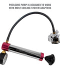 Cooling System Pressure Test Pump Kit For Cars And Trucks, Near Universal Leak Tester with gauge and hose connection