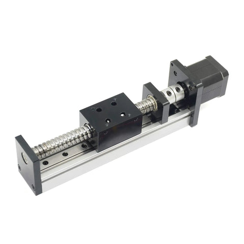 1 Piece SFU1605 Linear Rail Guide Ballscrew With Square Rails And NEMA17 Stepper Motor 150mm Stroke For DIY CNC Router X Y Z linear stage
