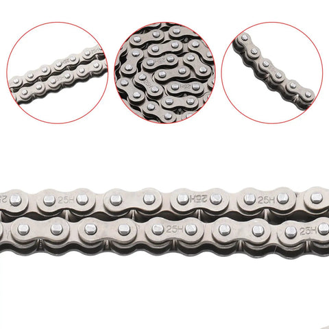 Heavy Duty 25H Roller Chain 88 Links With 5 Master Links For Razor E200 E200S RX200 EcoSmart Metro SUP Cargo Kids Electric Scooters