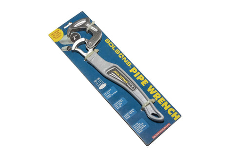 Heavy Duty 16 Inch Pipe Wrench With Slip Free Grip And Lightweight Aluminum Handle For Half Inch To Two Inch Plumbing Projects Easy To Use Multi Function Tool For Quick Tightening And Strong Torque in retail packaging