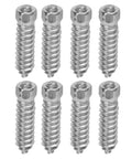 Rock Solid M6x6mm Snow Tire Studs Featuring Tungsten Steel Anti Skid Spikes and Heavy Duty Screws in a pack of 10