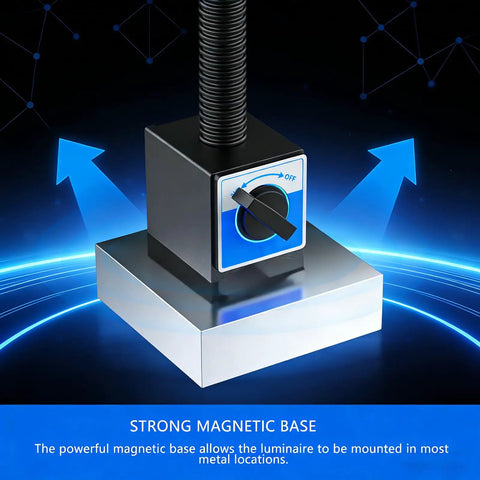 Pro Grade Magnetic Work Light With 3000 Lumens Of Bright 6500K Daylight LED 36W Shop Light Strong Magnetic Base detail view