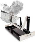 Beefy Motorcycle Engine Stand For Vertical Single Cylinder 2 Stroke And 4 Stroke Engines Eight Angle Adjustable Mount