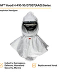 Durable PAPR Hood Replacement For H410 Series H411 And H412 Collar Design Compatible With H600 Components