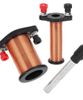 Hands On Electromagnetic Induction Coil Kit For Physics Class, Lightweight Portable PVC And Brass Coil For Easy Hands On Experiments