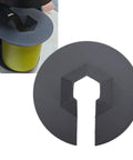 Top view of Coffee Cup Splash Guard for Home Brewing Machines No Mess Spill Proof PLA Splatter Shield on a cup.