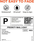 Image of 4x6 Thermal Direct Shipping Labels Pack Of 500 Fanfold Commercial Grade For Easy Shipping And Fulfillment Compatible With FedEx UPS USPS