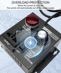 AC Motor Variable Speed Controller for Routers and Fans SCR Voltage Regulator with overload protection indicator