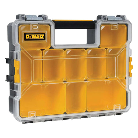 Small Parts Organizer With Removable Dividers And 10 Compartments, Tough Hardware Storage Box With IP53 Water Seal