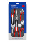 Four Piece Pliers Set In Multicolor Foam Tray For Shop Benches And Tool Carts Tough As Nails Durable Automotive Grade Hand Tools