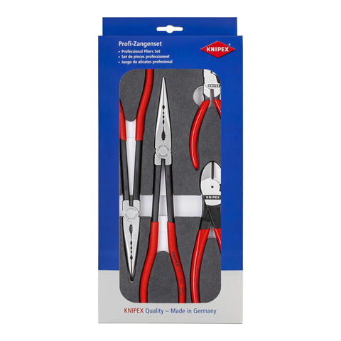 Four Piece Pliers Set In Multicolor Foam Tray For Shop Benches And Tool Carts Tough As Nails Durable Automotive Grade Hand Tools
