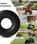 Heavy Duty Inner Tube Built Tough For 19x7-8 19x7.00-8 And 20x7-8 With TR13 Straight Valve Stem next to lawn equipment images