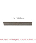 Tool Steel Rectangular Bar 1 Inch By 1 Inch 12 Inch Cut Length For Cutting Tools Dies Punches Knifemaking Wear Resistant Chromium Rich