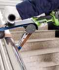 110V 800W Pipe And Tube Polisher With Stainless Round Sander, 360 Degree Rotation used on metal handrail for polishing
