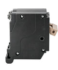 Slick Heavy Duty 2 Pole 50 Amp Circuit Breaker Replacement For Home Load Center Panels side view, thermal magnetic module, compact design.