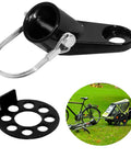Close-up of Bike Trailer Hitch Coupler Attachments For Most Bikes And Trailers Aftermarket Replacement For Bicycle Carriers