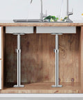 Adjustable Undermount Sink Brackets Kit for Quick No Fuss Repair and Stable Kitchen Mounting under double sink.
