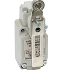 M904 Roller Lever Limit Switch Constructed Like A Brick House With Dual Micro Switches And 6A 250V AC Specs, showcasing metal lever and casing.