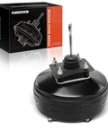Rock Solid Replacement Vacuum Brake Booster Without Sensor For Chevy GMC Silverado 1500 Trucks, 10.566 inch diameter, steel.
