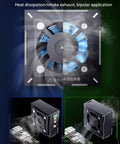 High Speed Solder Fume Extractor With UV Curing And Cooling Function 10000 RPM Welding Ventilator showing smoke removal feature