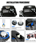Installation guide for Gas Tank Cap For Mini Bikes And Go Karts Including CT200U BT200X MB165 MB200 Doodlebug TrailMaster