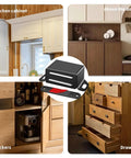 16 Pack Cabinet Magnetic Catches With Screws, Rugged 30 Lb Drawer Latch Magnets For Cabinet Doors, Sliding Doors, Kitchen Closets