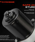 Close-up of Bulletproof Front Side Windshield Wiper Motor With 4 Plus 8 Pin Connector For Ford F150 Explorer Mustang Expedition Flex Focus Escape Taurus Garage Trusted Pro showing waterproof design.