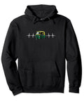 Snag This Dope Tuk Tuk Rickshaw Pullover Hoodie Featuring Vintage Bangkok Scooter Art Classic Fit Eight Point Five Oz Heavyweight Cotton for road trippers and auto drivers, black design.