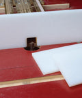 Heavy Duty HDPE UHMW Jig Stock Sheet 4 By 24 By 3 Eighth Inch For Jigs And Fixtures Self Lubricating Low Friction Slide For Table Saw