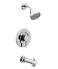 Chrome Eco Performance Posi Temp Tub And Shower Trim Kit With Shower Head Lever Handle And Tub Spout Easy Install Valve Required