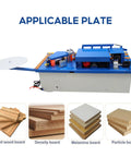 Grab This Badass Automatic Woodworking Edge Bander Countertop Edge Banding Machine For Curved And Straight Pieces With Digital Control Panel And Adjustable Speed Heavy Duty Shop Essential on a woodworking surface.