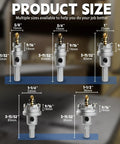 Carbide Hole Saw Set 5 Pc Kit With TCT Tips For Stainless Steel Iron Aluminum Plastic, 5 sizes shown: 5/8 to 1-1/2 inches.
