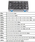 Premium ER11-40 High Precision Tool Holder Collet Chuck Set With Tight 0.008-0.015mm Tolerance For Drills Milling Cutters And Reamers Made From High Carbon Steel in organized case with various collet sizes.