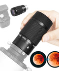 Person holding 8-24mm Zoom Eyepiece for Telescope 1.25 Inch, Wide Field View 40 to 60 Degree, Variable Power for Visual and Astrophotography