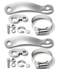 Two Pack Universal M16 Torque Arm Conversion Kit For E Bike Hub Motor Installations Front Or Rear Heavy Duty Bike Maintenance Tool For Adult Electric Bicycles Includes 86mm Arm 16x10mm Clamp Openings 3mm Arm Thickness, stainless steel parts