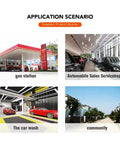 Heavy Duty Full Auto Car Wash Machine Non Contact High Pressure Cleaner With Air Dryer showcased in gas station and car wash settings.